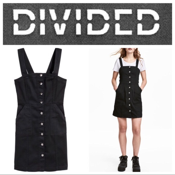 Divided Dresses & Skirts - Black denim DIVIDED H&M dress